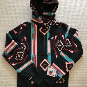 Urban Outfitters Aztec Sw Hoodie Nwt 